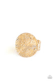 Paparazzi Lined Up - Gold Ring