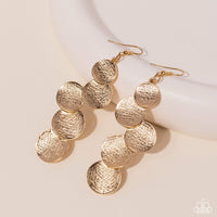 Paparazzi Token Gesture - Gold Earrings