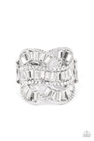 Paparazzi Six-Figure Flex - White Ring