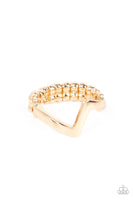 Paparazzi Global Shock - Gold Ring