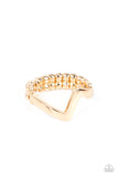 Paparazzi Global Shock - Gold Ring