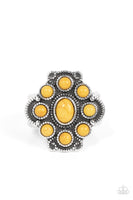 Paparazzi Santa Fe Fantasy - Yellow Ring