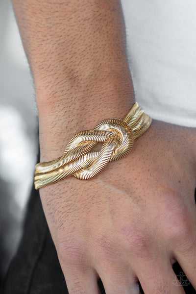 Paparazzi To The Max - Gold Bracelet