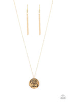 Paparazzi All You Need Is Trust - Gold Necklace
