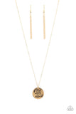 Paparazzi All You Need Is Trust - Gold Necklace
