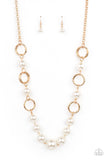 Paparazzi COUNTESS Me In - Gold Necklace