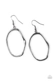 Paparazzi Eco Chic - Black Earrings