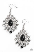 Paparazzi Trophy Trove - Black Earrings