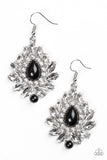 Paparazzi Trophy Trove - Black Earrings