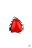 Paparazzi Stone Scene - Red Ring