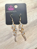 Paparazzi Highly Flammable - Gold Earrings