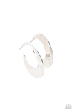 Paparazzi Power Curves - Silver Earrings