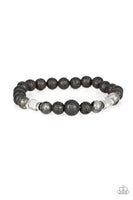 Paparazzi Strength - Black Urban Bracelet