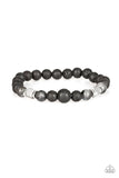 Paparazzi Strength - Black Urban Bracelet