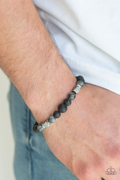 Paparazzi Strength - Black Urban Bracelet