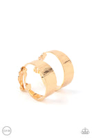 Paparazzi Versatile Velocity - Gold Clip-On Earrings