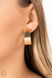 Paparazzi Versatile Velocity - Gold Clip-On Earrings