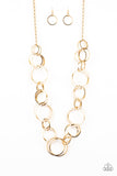 Paparazzi Natural-Born RINGLEADER - Gold Necklace