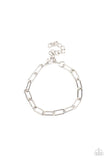 Paparazzi Lit Locomotion - Silver Urban Bracelet