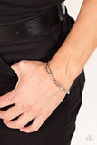 Paparazzi Lit Locomotion - Silver Urban Bracelet