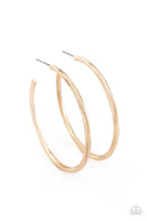 Paparazzi Spitfire - Gold Hoop Earrings