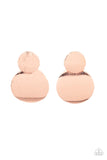 Paparazzi Here Today, GONG Tomorrow - Copper Post Earrings