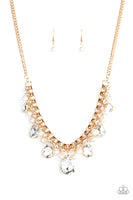 Paparazzi Knockout Queen - Gold Necklace