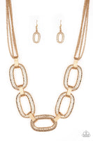 Paparazzi Take Charge - Gold Necklace