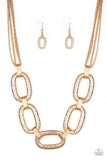 Paparazzi Take Charge - Gold Necklace