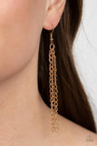 Paparazzi Galvanized Grit - Gold Necklace