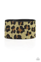 Paparazzi Cheetah Cabana - Green Bracelet