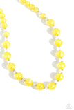 Paparazzi Timelessly Tantalizing - Yellow Necklace