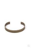 Paparazzi Terra Tread - Brass  Bracelet
