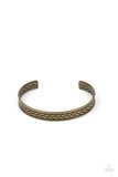Paparazzi Terra Tread - Brass  Bracelet