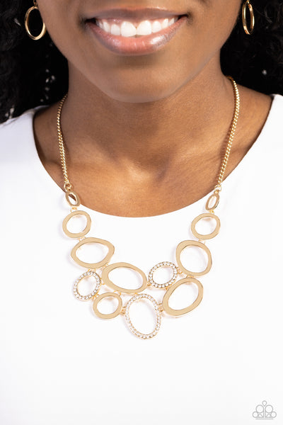 Paparazzi Limelight Lead - Gold Necklace
