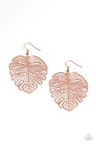 Paparazzi Palm Palmistry - Copper Earrings