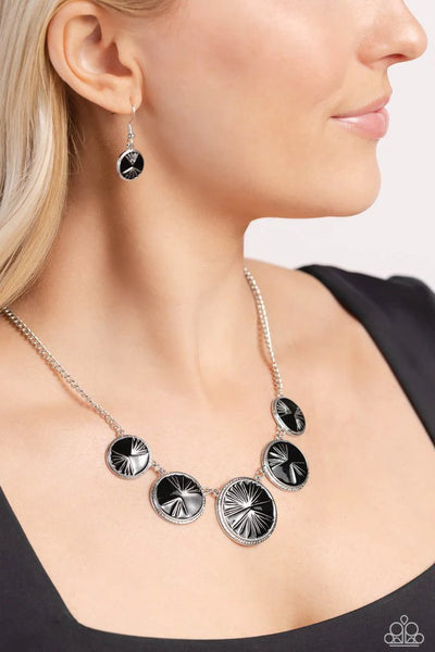 Paparazzi PALM Before the Storm - Black Necklace