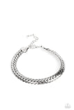 Paparazzi Cargo Couture - Silver Bracelet