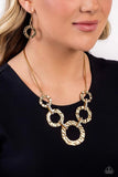 Paparazzi Rounded Redux - Gold Necklace
