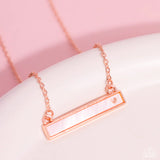 Paparazzi Devoted Darling - Copper Necklace