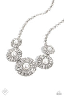 Paparazzi Gatsby Gallery - White Necklace