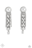 Paparazzi Genuinely Gatsby - White Necklace