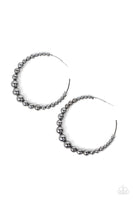 Paparazzi Show Off Your Curves - Black Hoop Earrings