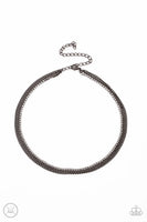 Paparazzi Glitzy Gusto - Black Necklace