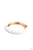 Paparazzi Delightful Diversion - White Bracelet