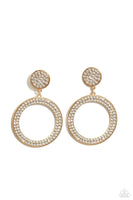 Paparazzi GLOW You Away - Gold Post Earring