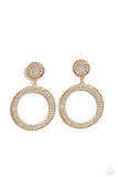 Paparazzi GLOW You Away - Gold Post Earring