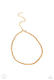 Paparazzi Glimmer of ROPE - Gold Necklace