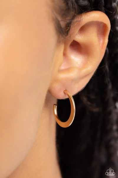Paparazzi Royal Runway - Gold Hoop Earrings