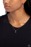Paparazzi Seize the Initial - S - Silver Necklace